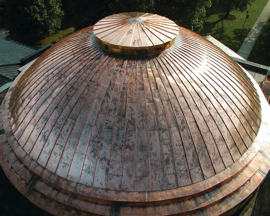 Craftsman Roofing crew installing a new roof in Harvard Place - Eastlawn